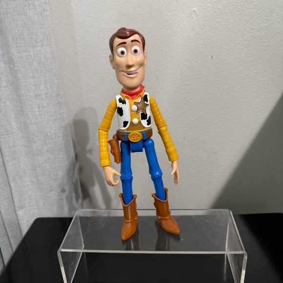 Disney Pixar 2017 Toy Story Talking Woody Works 9" Action Figure Poseable - Picture 1 of 9